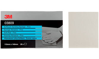 3M Softback Schuurspons, 140 mm x 115 mm, 20 st, Fine, 03809