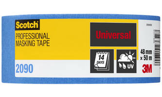 3M Afplaktape, 209048SW, Verschillende oppervlakken, 48 mm x 50 m, 1 rol - 100% PEFC SGSCH-PEFC-COC-110078