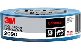 3M Afplaktape, 209018SW, Verschillende oppervlakken, 18 mm x 50 m, 1 rol - 100% PEFC SGSCH-PEFC-COC-110078