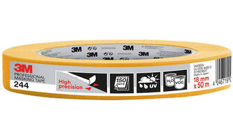 3M Afplaktape, 24418SW, Verschillende oppervlakken, 18 mm x 50 m, 1 rol - 100% PEFC SGSCH-PEFC-COC-110078