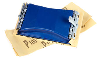 VEBA Handschuurblok Met 15 st Schuurvel P100