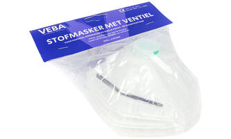 VEBA Mondkapje/Stofmaskers + Ventiel 3 st