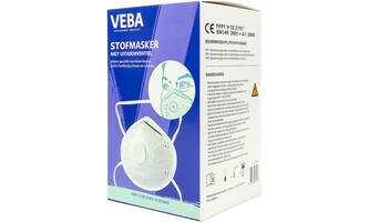 VEBA Mondkapjes/Stofmaskers Ffp1 + Ventiel 15 st