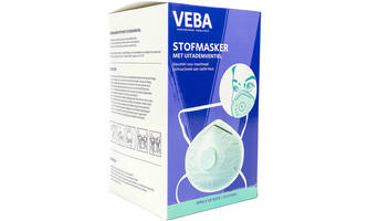 VEBA Mondkapjes/Stofmaskers FFP2 + Ventiel 15 st