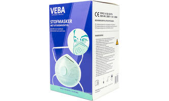 VEBA Mondkapjes/Stofmaskers FFP2 + Ventiel 15 st