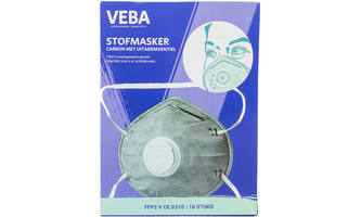 VEBA Mondkapjes/Stofmaskers FFP2 Tegen Geur + Ventiel 10 st