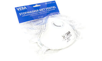 VEBA Mondkapjes/Stofmasker FFP3 + Ventiel 1 st
