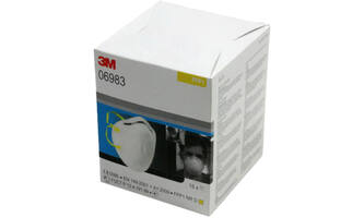 3M Stofmasker 8710E, FFP1, zonder ventiel, 20 st