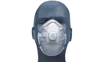 3M Aura Comfort Cool Flow Stofmasker 9322+, FFP2, Met Ventiel, 10 st