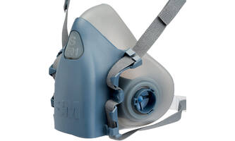 3M Herbruikbaar Halfgelaatsmasker, maat M, 7502