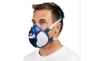 3M Mondmasker met Geïntegreerde Filters 4255+, A2P3 Organische Dampen