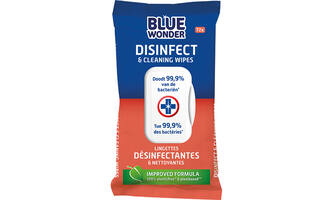 Blue Wonder Desinfectie & Cleaning Wipes 72x1 st