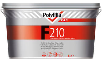 Polyfilla Pro F210 Gebruiksklaar Lichtgewicht Vulmiddel 5 L