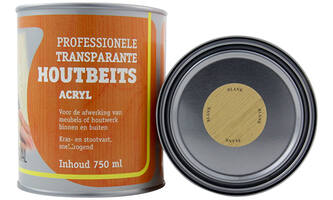 Mondial Transparante Houtbeits Acryl Blank 750 ml