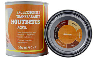 Mondial Transparante Houtbeits Acryl Grenen 750 ml