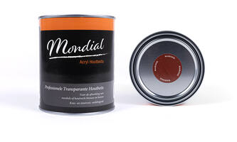 Mondial Transparante Houtbeits Acryl Mahonie 750 ml