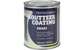 Mondial Houtteer Coating Zwart 750 ml