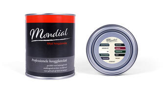 Mondial Hoogglans RAL9001 Creme Wit (Alkyd) 750 ml