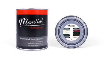 Mondial Hoogglans RAL9016 Wit (Alkyd) 750 ml