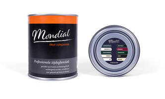 Mondial Zijdeglans Alkyd RAL5011 Staalblauw 750 ml