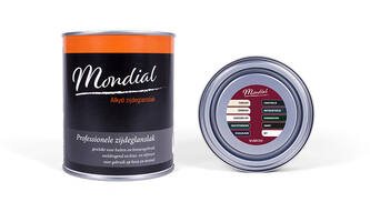 Mondial Zijdeglans Alkyd RAL3005 Wijnrood 750 ml