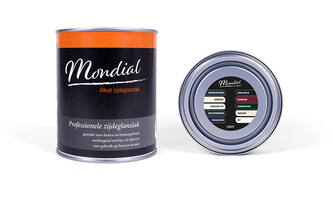 Mondial Zijdeglans Alkyd RAL9005 Zwart 750 ml