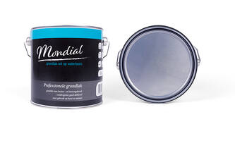 Mondial Grondlak Wit Op Waterbasis 2,5 L