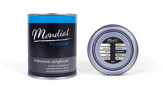 Mondial Zijdeglans RAL9005 Zwart 750 ml