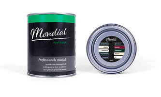 Mondial Mat RAL9005 Zwart 750 ml