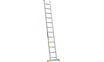VEBA Aluminium Enkele Rechte Ladder/Ruimladder 1x10 (2,80M)
