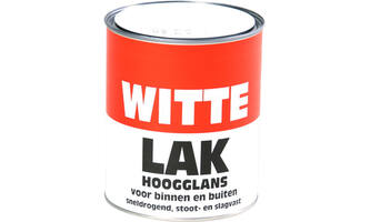 Hoogglans Lak Wit 750 ml
