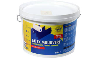 Mondial Latex Muurverf Extra Dekkend Mix Wit (Was Basis P) 2,5 L