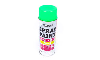 Mondial Spray Paint Fluor Groen 400 ml