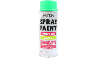 Mondial Spray Paint Fluor Groen 400 ml