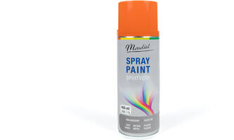 Mondial Spray Paint Ral 2004 Hoogglans Pure Orange 400 ml