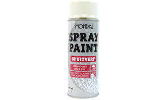 Mondial Spray Paint Ral 1013 Hoogglans Parelwit 400 ml