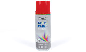 Mondial Spray Paint Ral 3020 Hoogglans Verkeersrood 400 ml