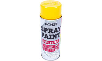 Mondial Spray Paint Ral 1004 Hoogglans Goudgeel 400 ml