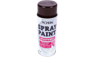 Mondial Spray Paint Ral 8017 Hoogglans Chocoladebruin 400 ml