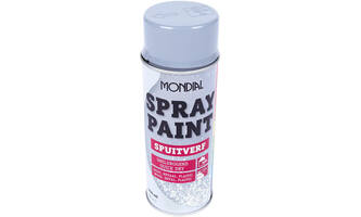 Mondial Spray Paint Ral 7001 Hoogglans Zilvergrijs 400 ml