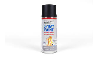 Mondial Spray Paint Hittebestendig Zwart 400 ml
