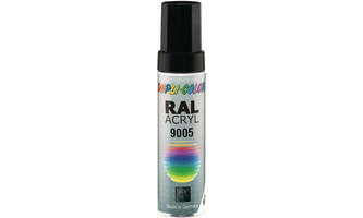 Motip Acryl Lak Kwastje Diep Zwart Ral9005 Inhoud 12 ml