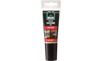 Bison Silicone Kit High Temp Zwart 60 ml