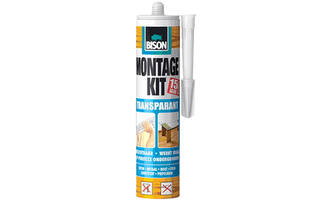 Bison Montagekit Transparant 310 g Koker