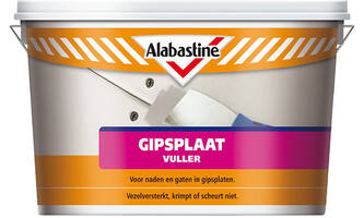 Alabastine Gipsplaatvuller Kant & Klaar 2,5 L Emmer