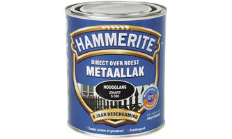 Hammerite Hoogglans Zwart S060 750 ml