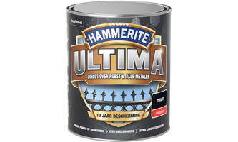 Hammerite Ultima Hoogglans Zwart 750 ml