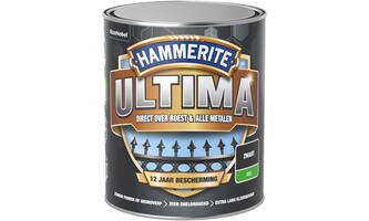 Hammerite Ultima Mat Zwart 750 ml