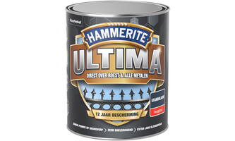 Hammerite Ultima Hoogglans Staal Blauw 750 ml