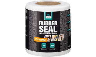 Bison Rubber Seal Textielband 10 cmx10 m